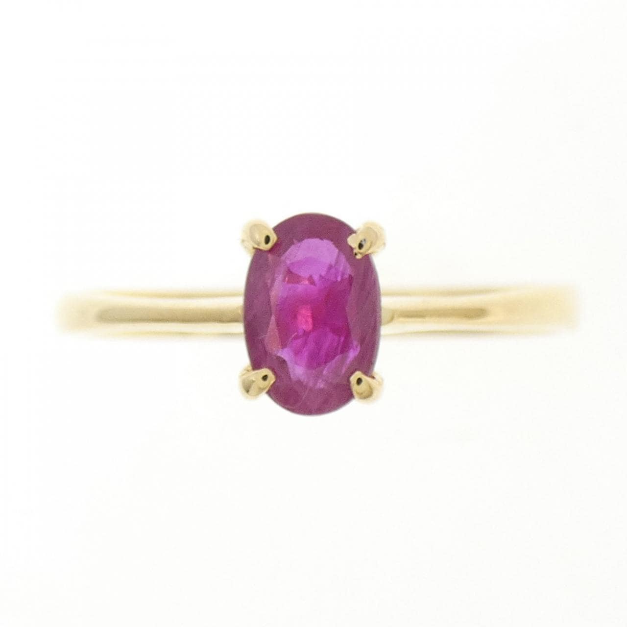 750YG ルビー リング 0.45CT