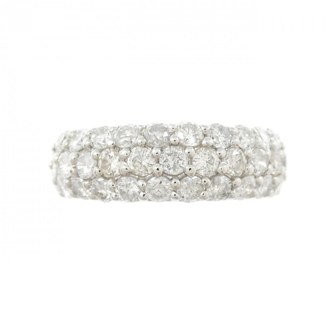 PT900 密镶钻石戒指 1.00 克拉