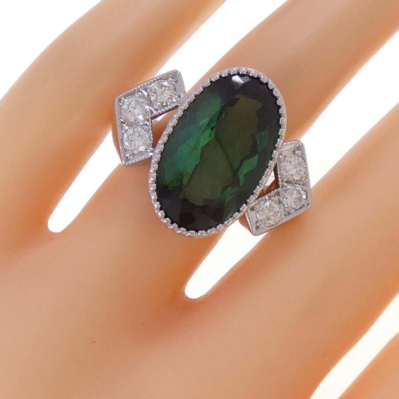 PT900 トルマリン リング 10.98CT