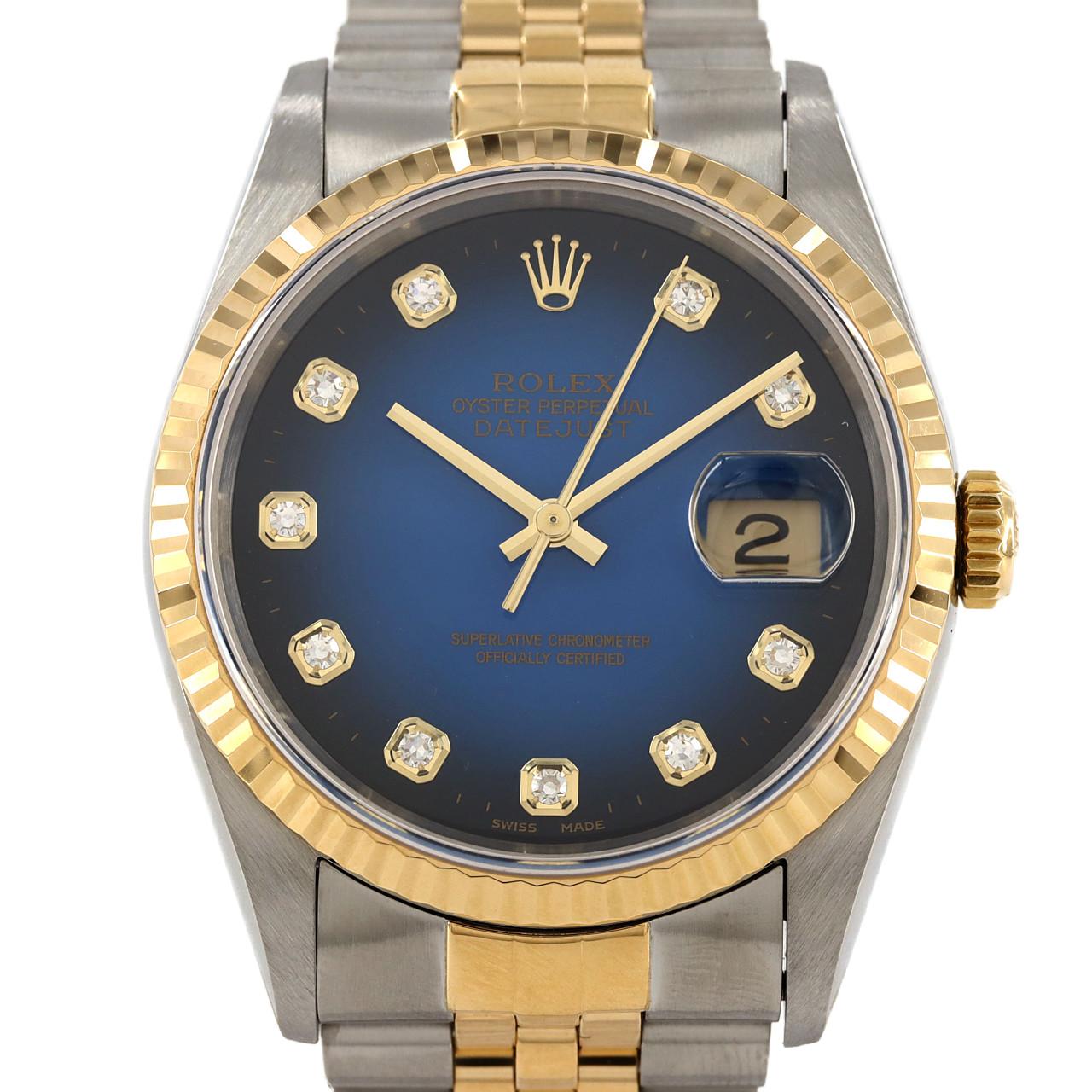 ROLEX Datejust 16233G SSxYG Automatic W number