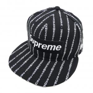 シュプリーム SUPREME New Era Text Stripe キャップ
