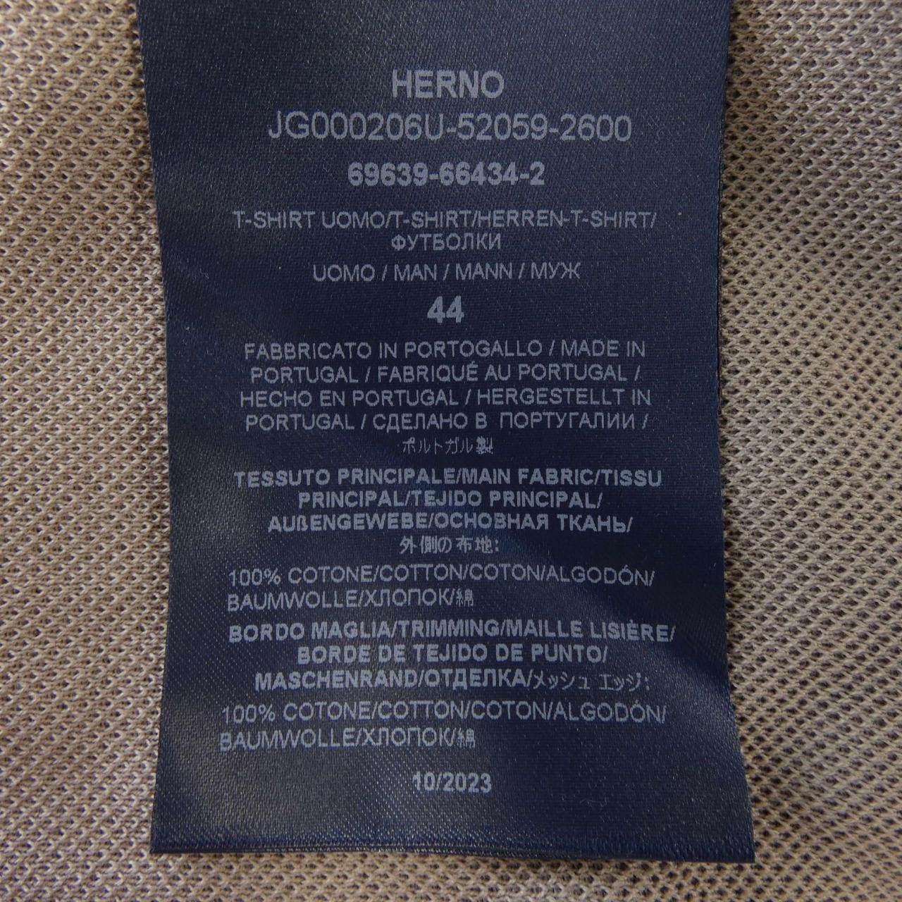 ヘルノ Herno 69638-66434-2 Tシャツ