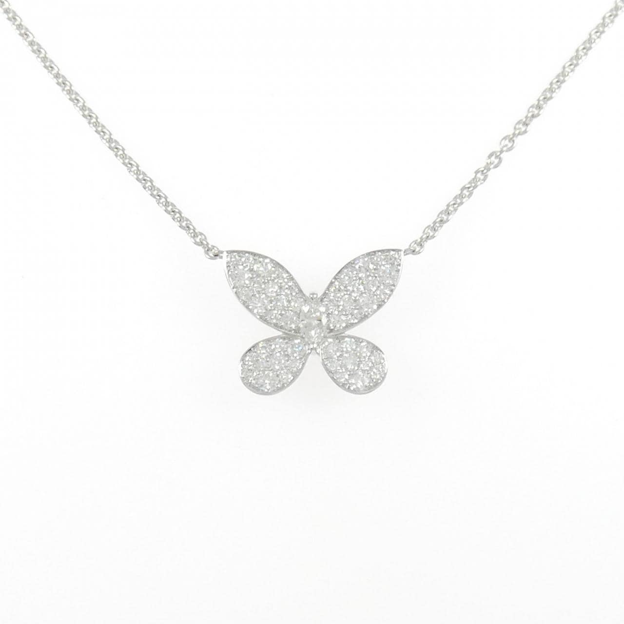 グラフ パヴェ バタフライ ミニ ネックレス