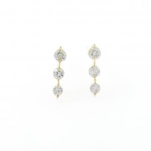K18YG ダイヤモンド ピアス 0.20CT