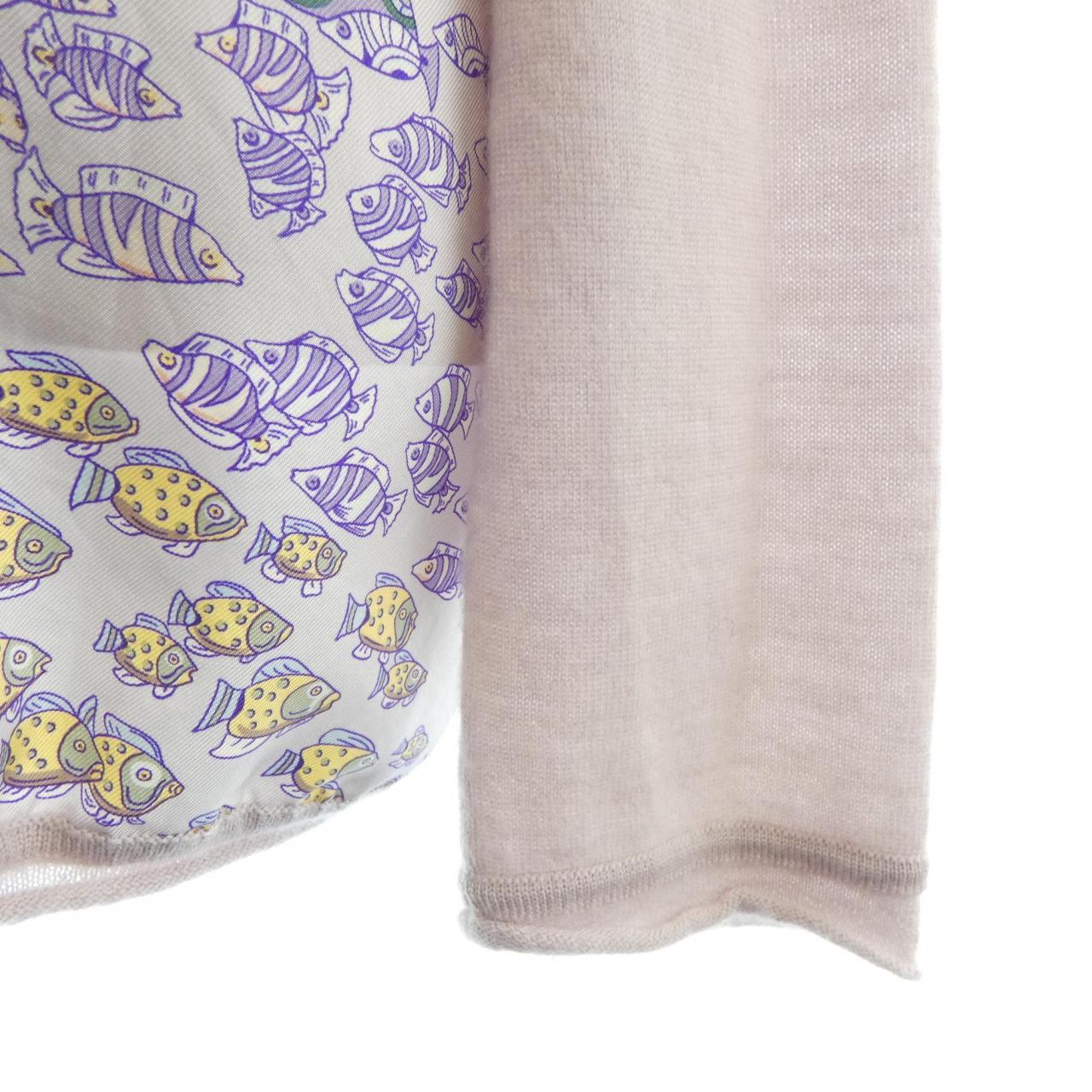 【ヴィンテージ】エルメス HERMES RENCONTRE OCEANE ツイルレーヌ. ニット