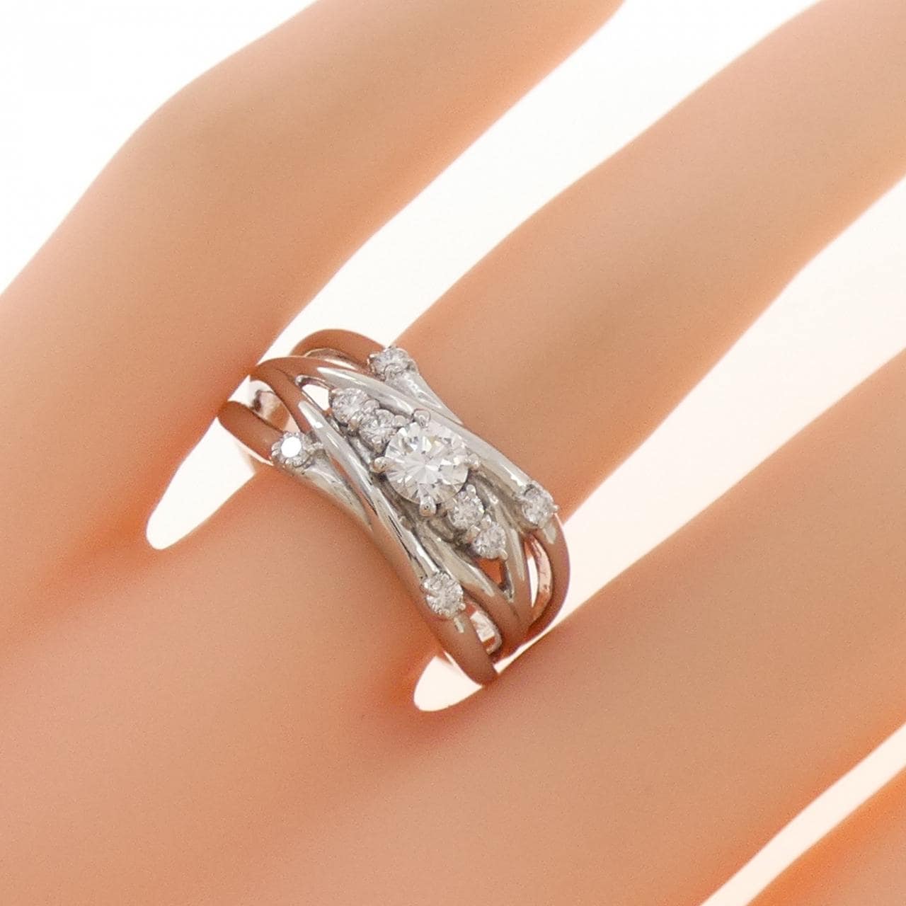 PT900 ダイヤモンド リング 0.277CT F SI1 Good