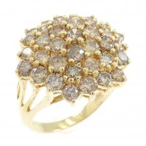K18YG ダイヤモンド リング 3.0CT