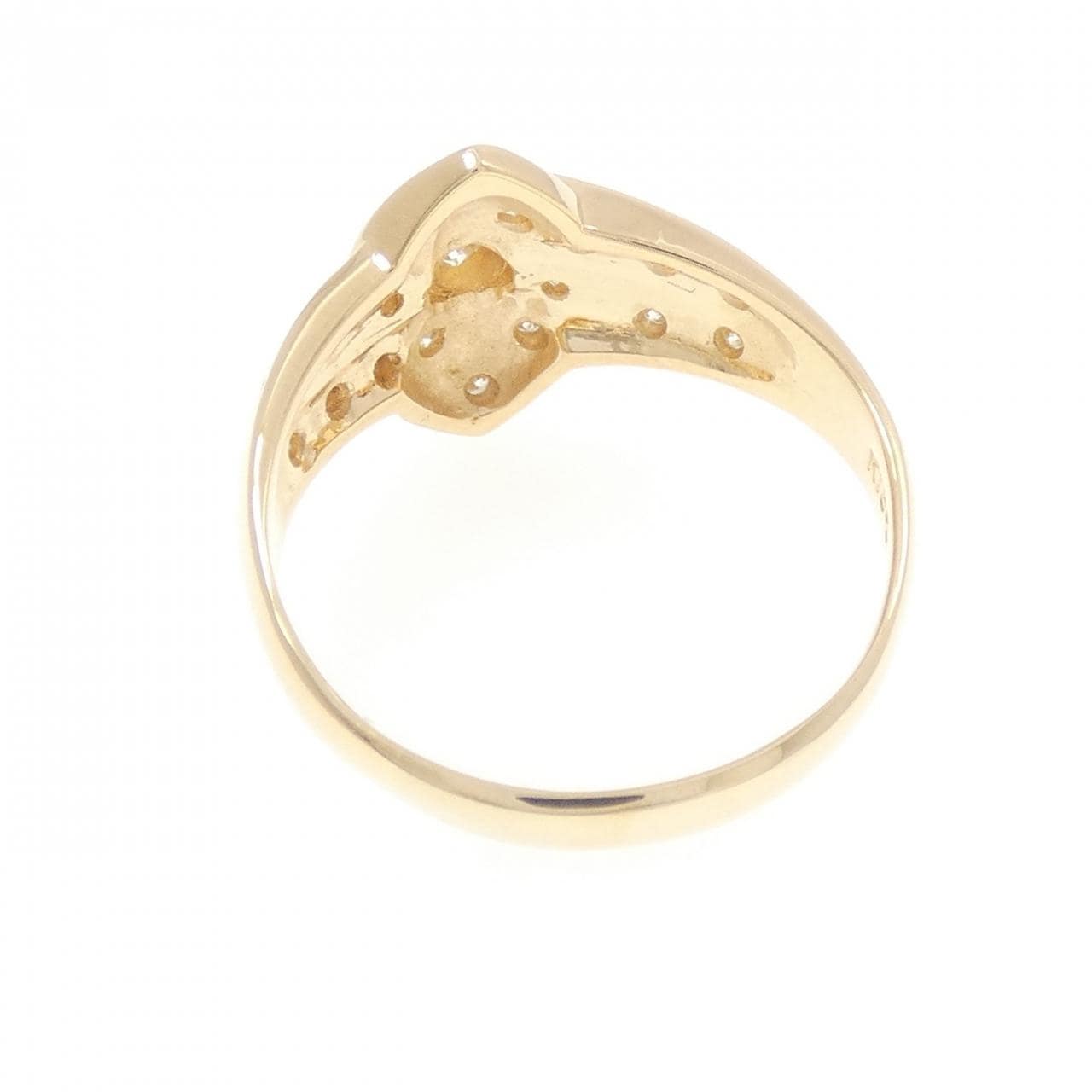 K18YG ダイヤモンド リング 0.15CT