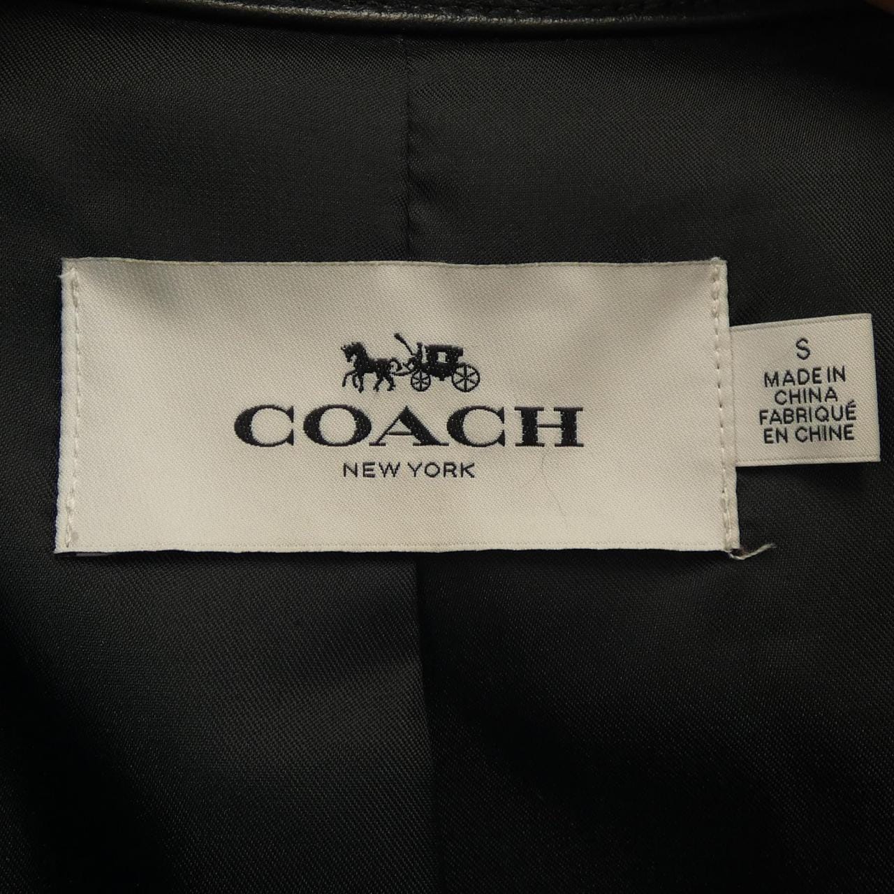 coach COACH leather jacket