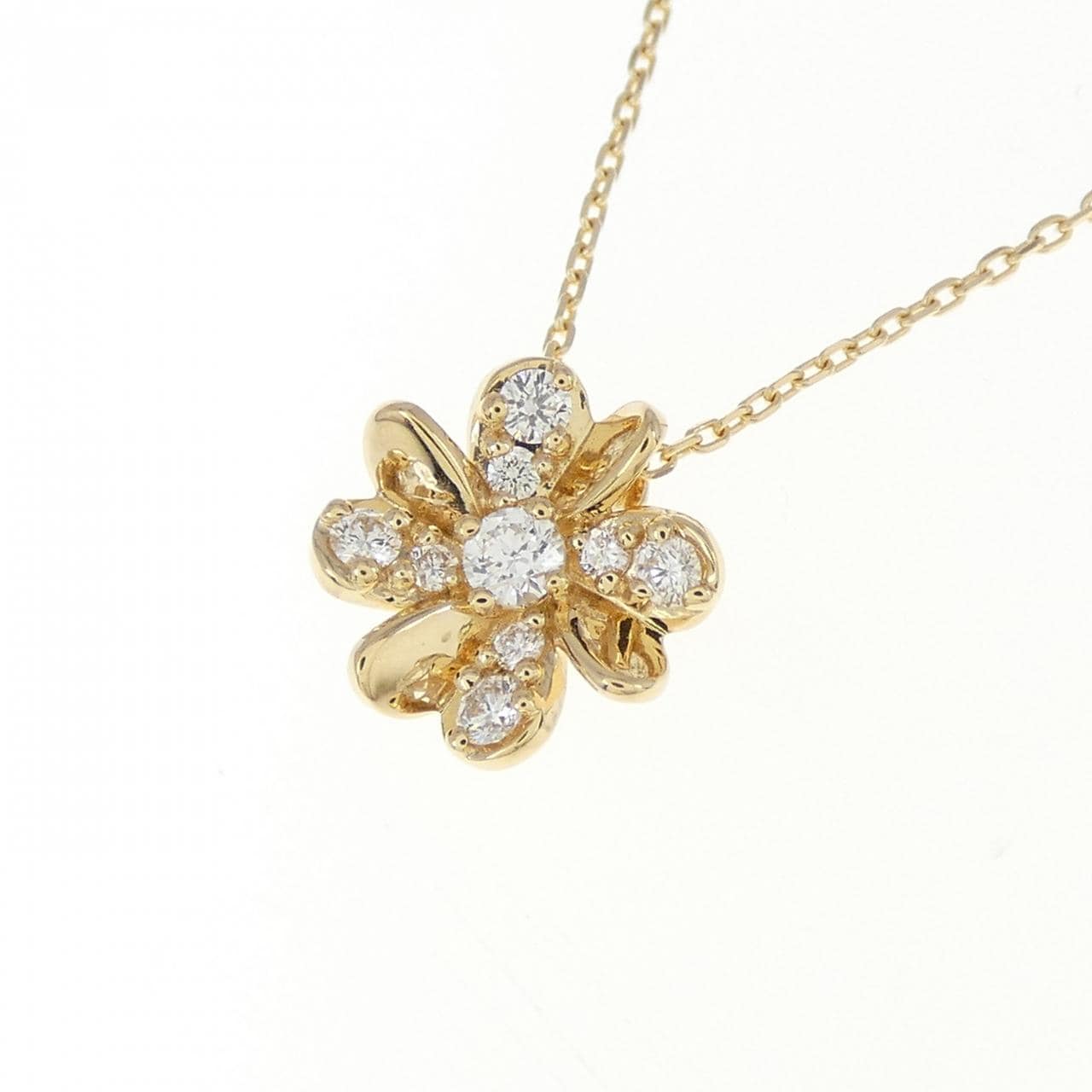 ポンテヴェキオ ダイヤモンド ネックレス 0.12CT