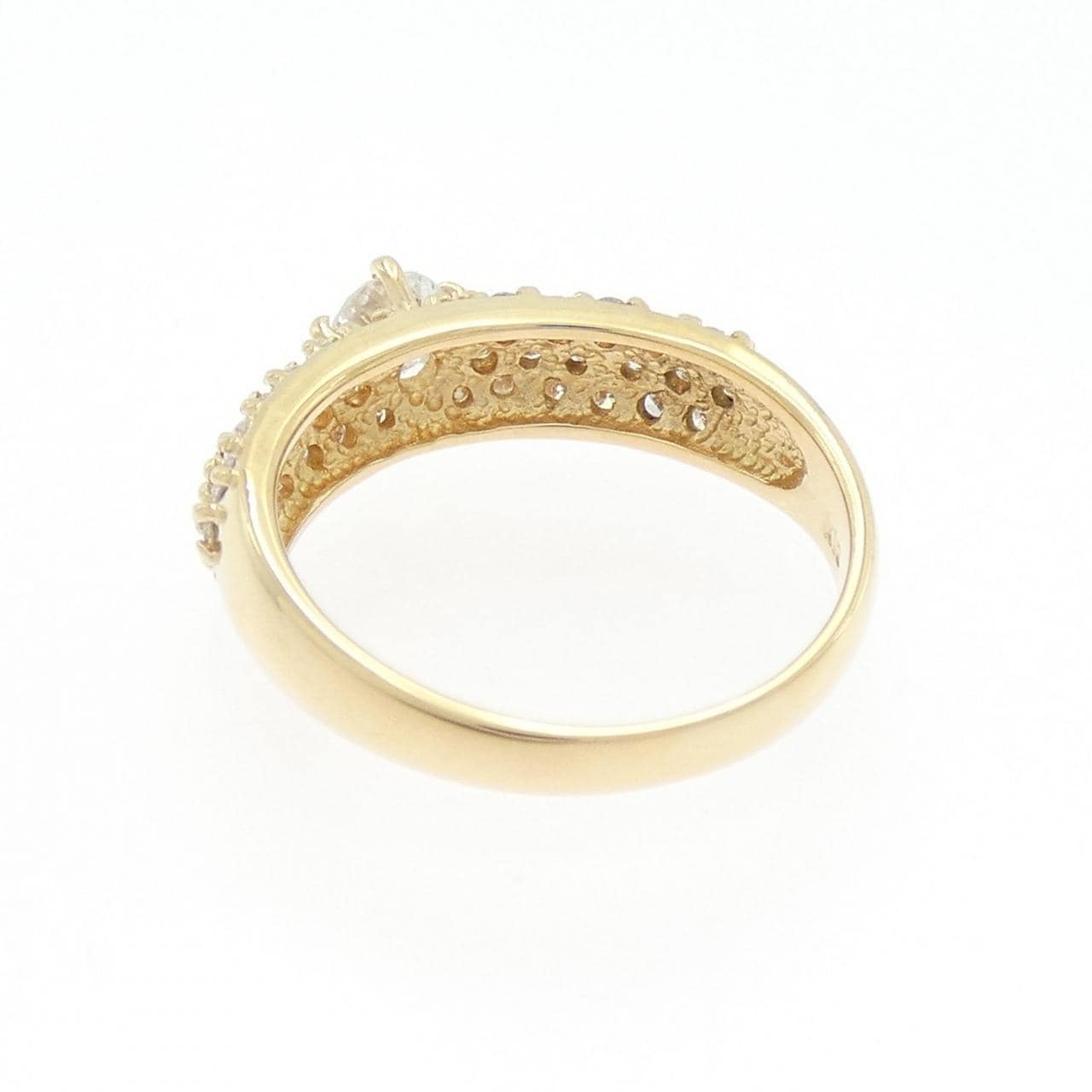 K18YG ダイヤモンド リング 0.3CT