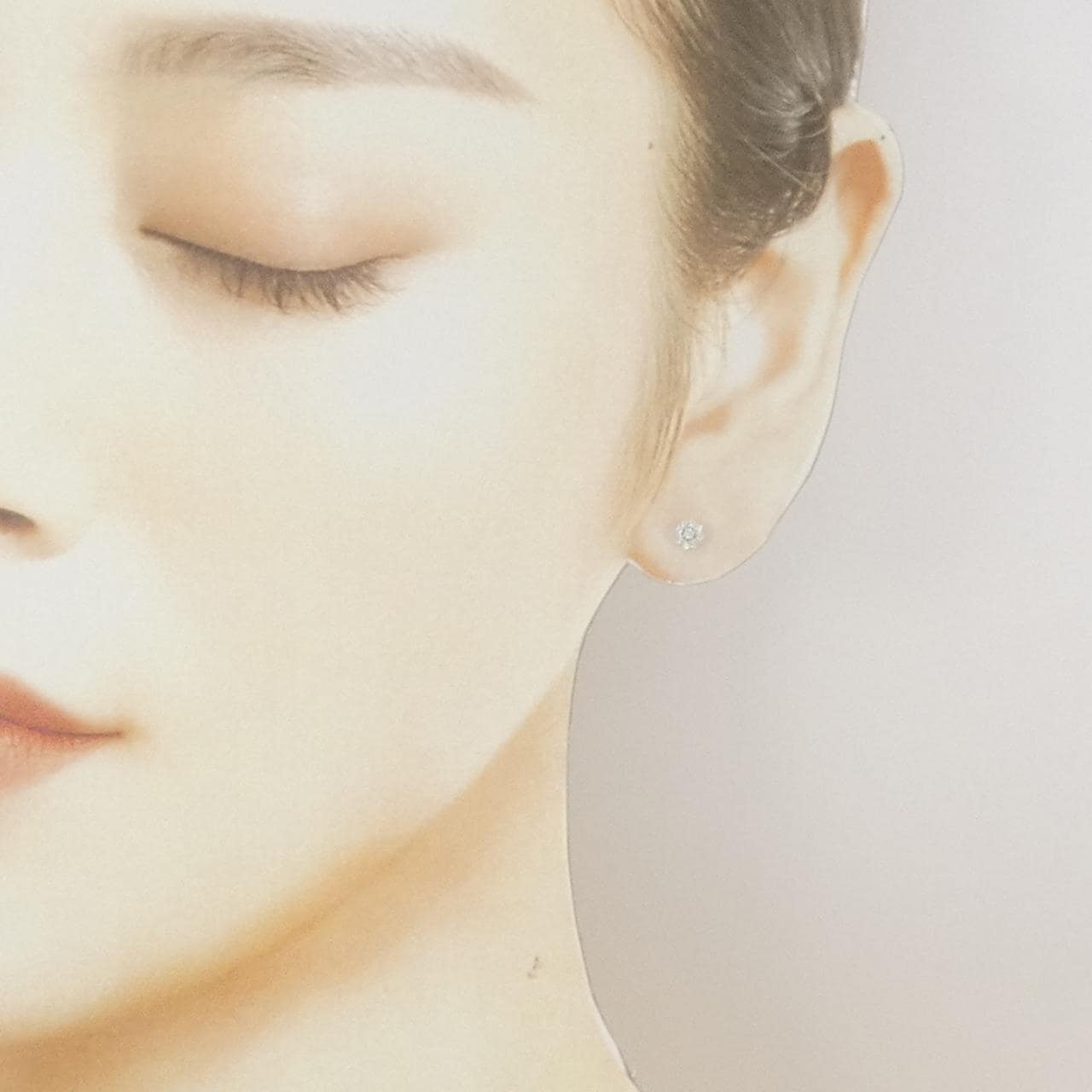 ポンテヴェキオ ダイヤモンド ピアス 0.10CT