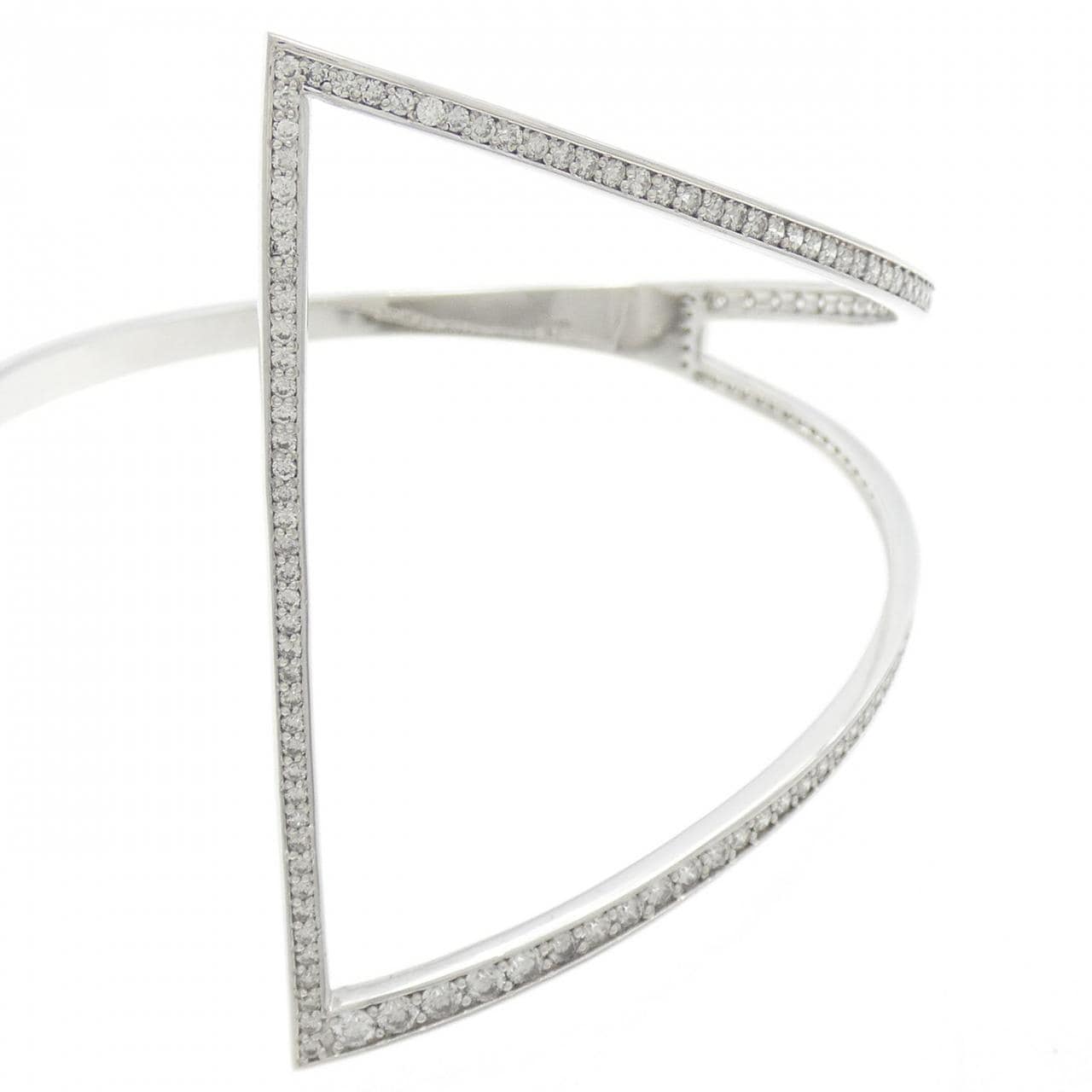 K18WG Diamond Bangle 1.76CT