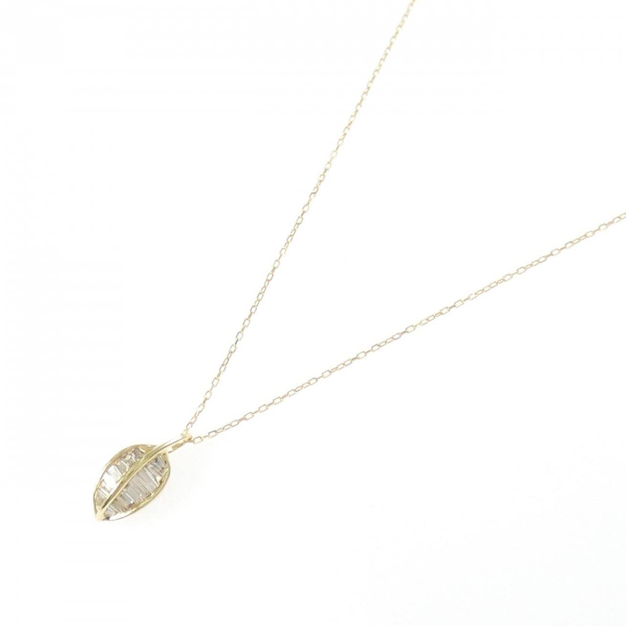 K18YG ダイヤモンド ネックレス 0.15CT