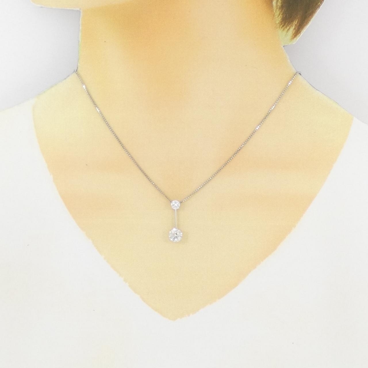PT900/PT850 ダイヤモンド ネックレス 1.140CT