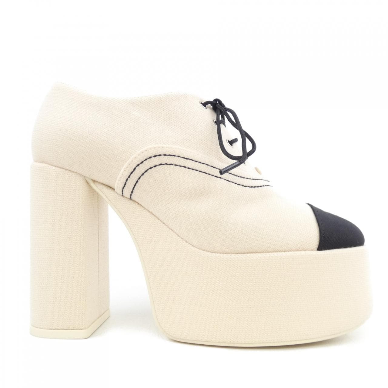 シャネル CHANEL レースアップ LACE UP G46449B20278 シューズ