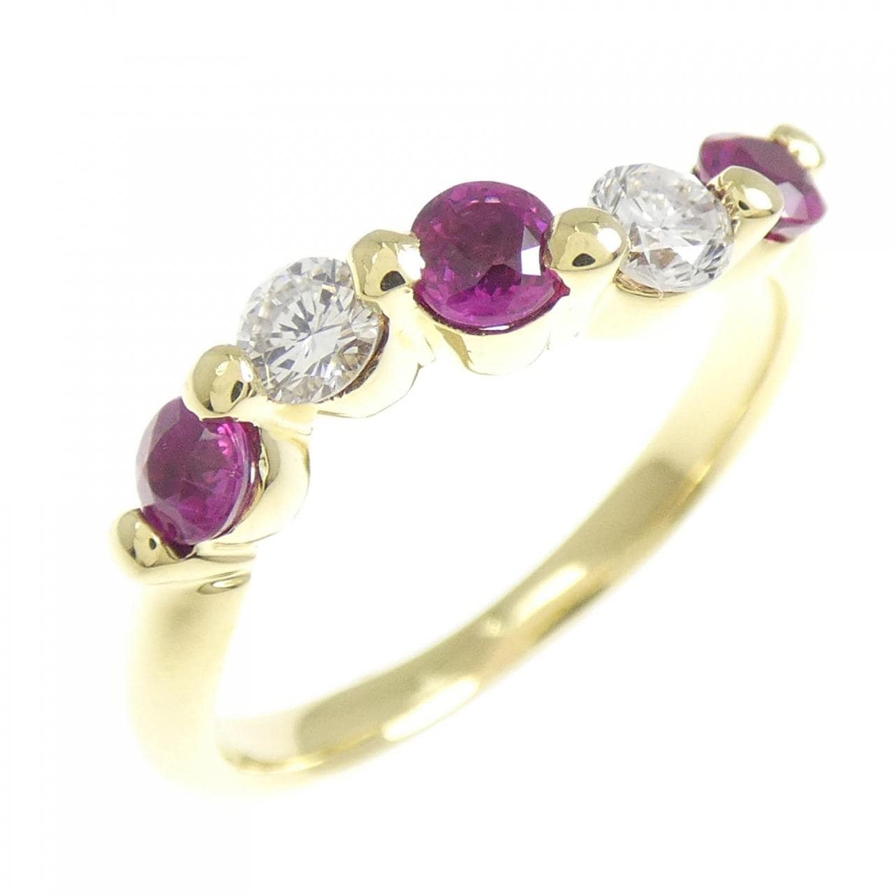 K18YG ルビー リング