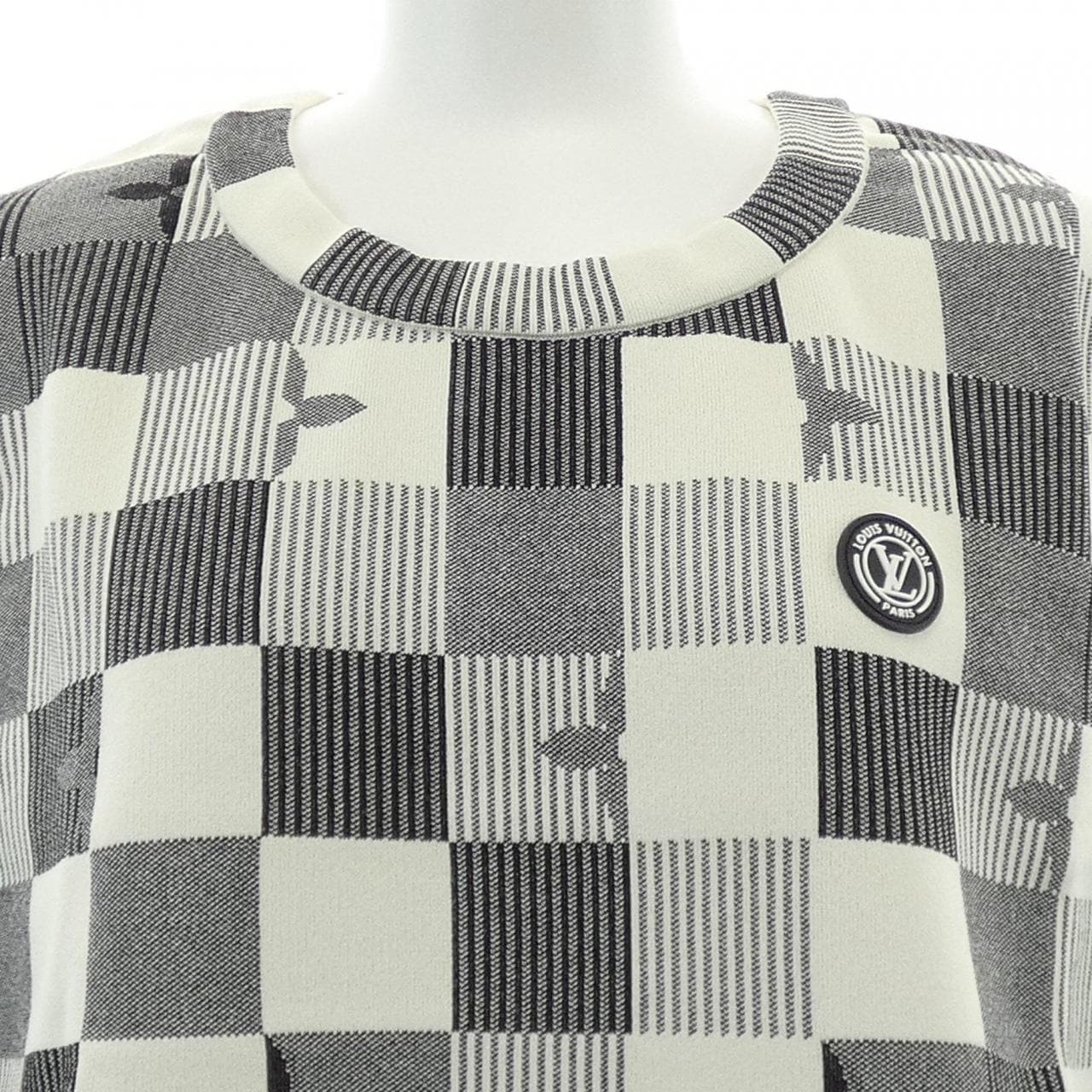 ルイヴィトン LOUIS VUITTON ポップモノグラムダミエニットドレス FOKD14XL0 ワンピース