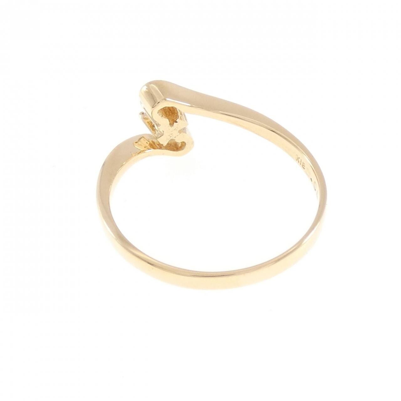 K18YG ダイヤモンド リング 0.04CT