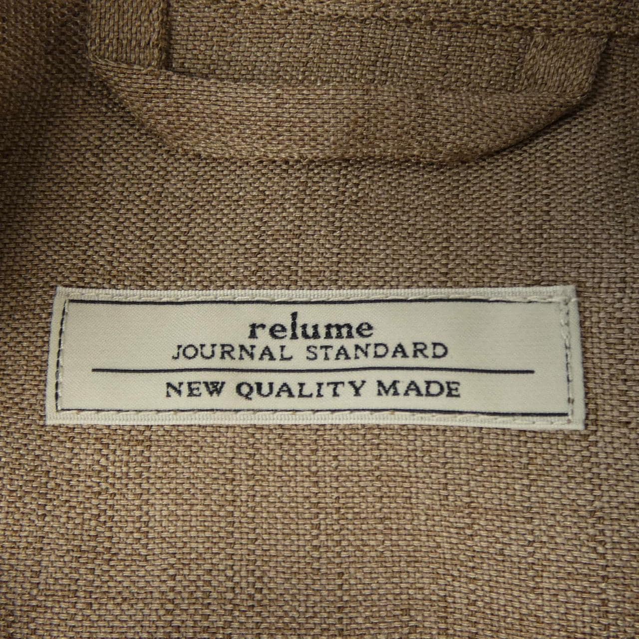 レリューム relume ジャケット