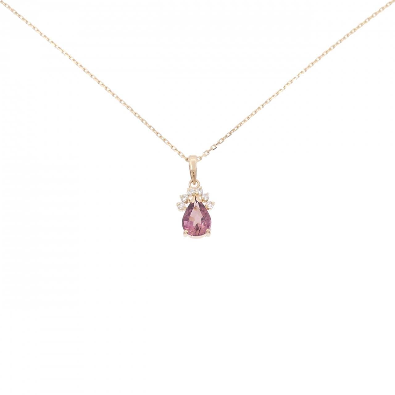 K18YG Tourmaline necklace