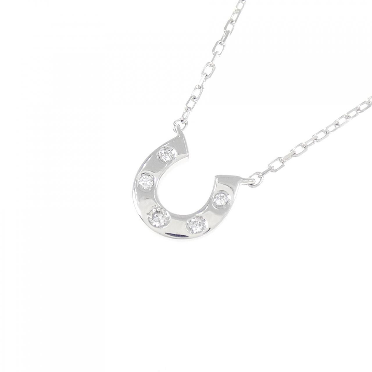 Ethe Horseshoe Diamond Necklace 0.04CT