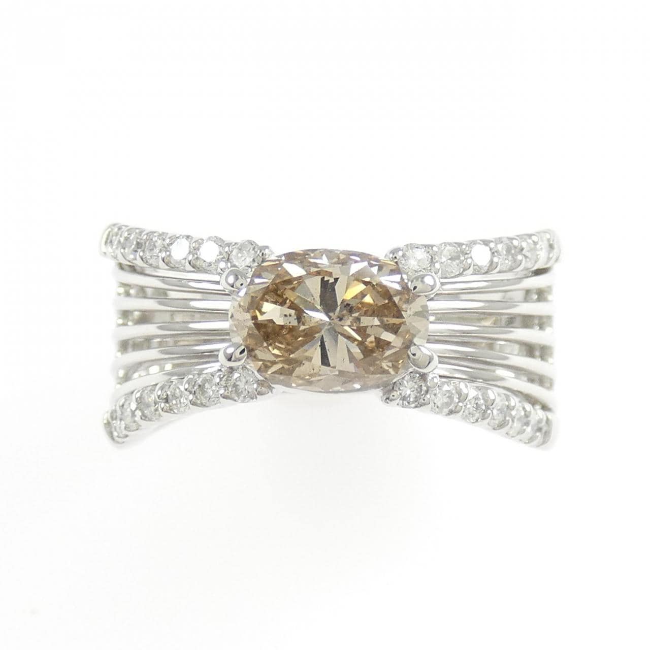 PT900鑽石戒指，1.44克拉