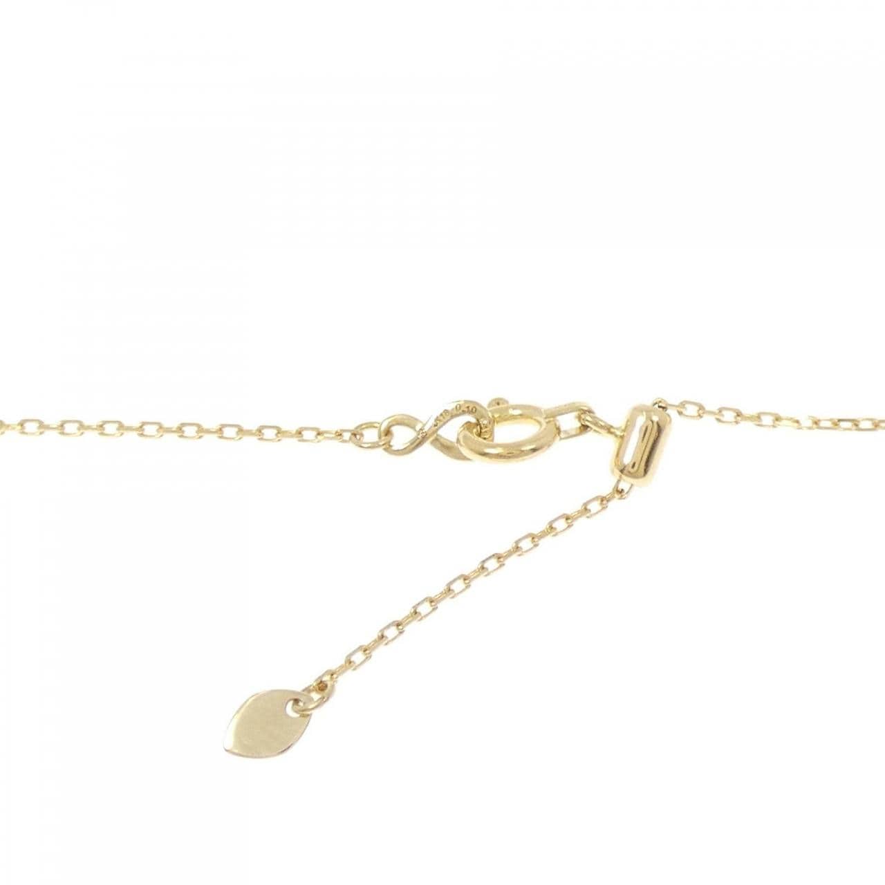 K18YG ダイヤモンド ネックレス 0.10CT