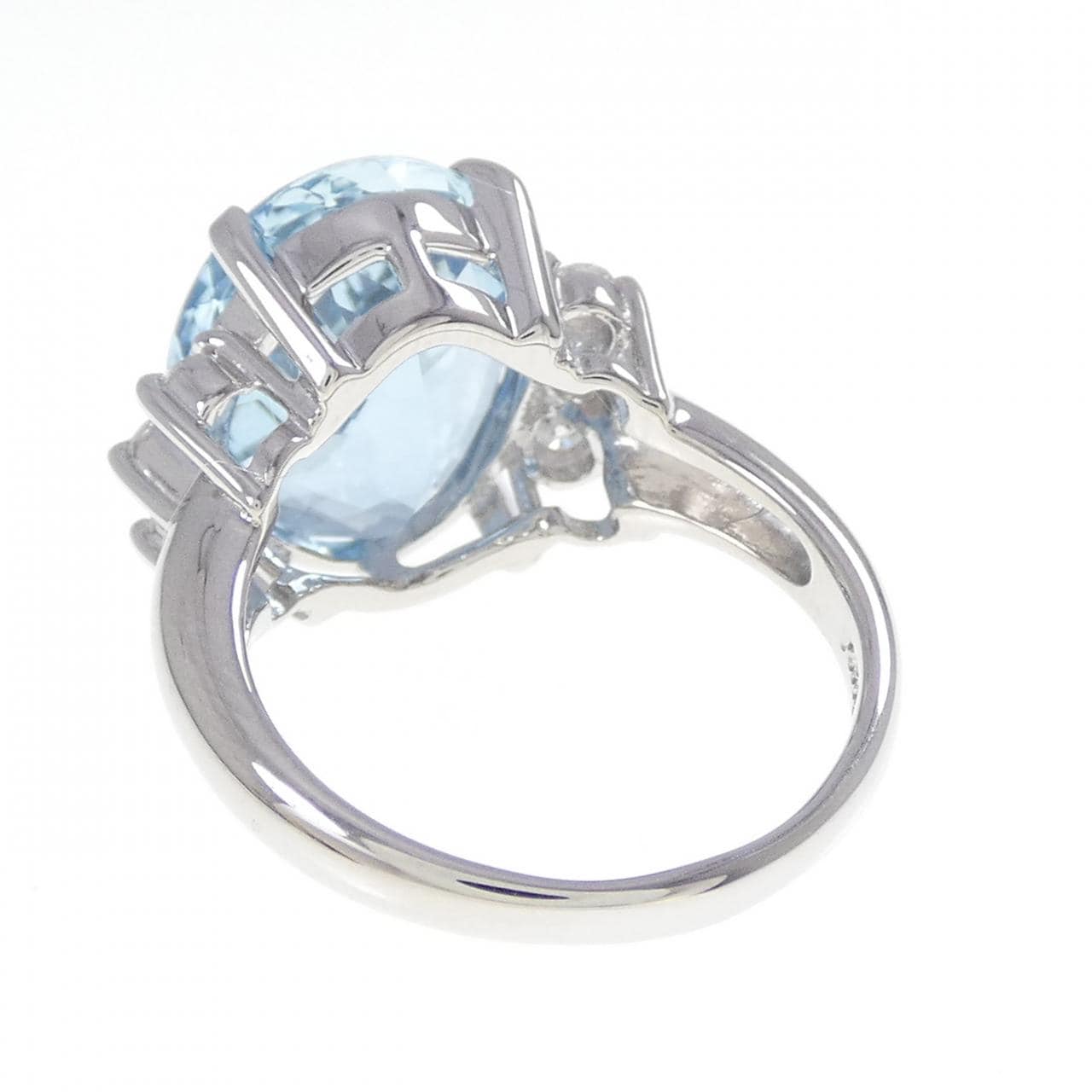 PT900 Aquamarine Ring 7.34CT