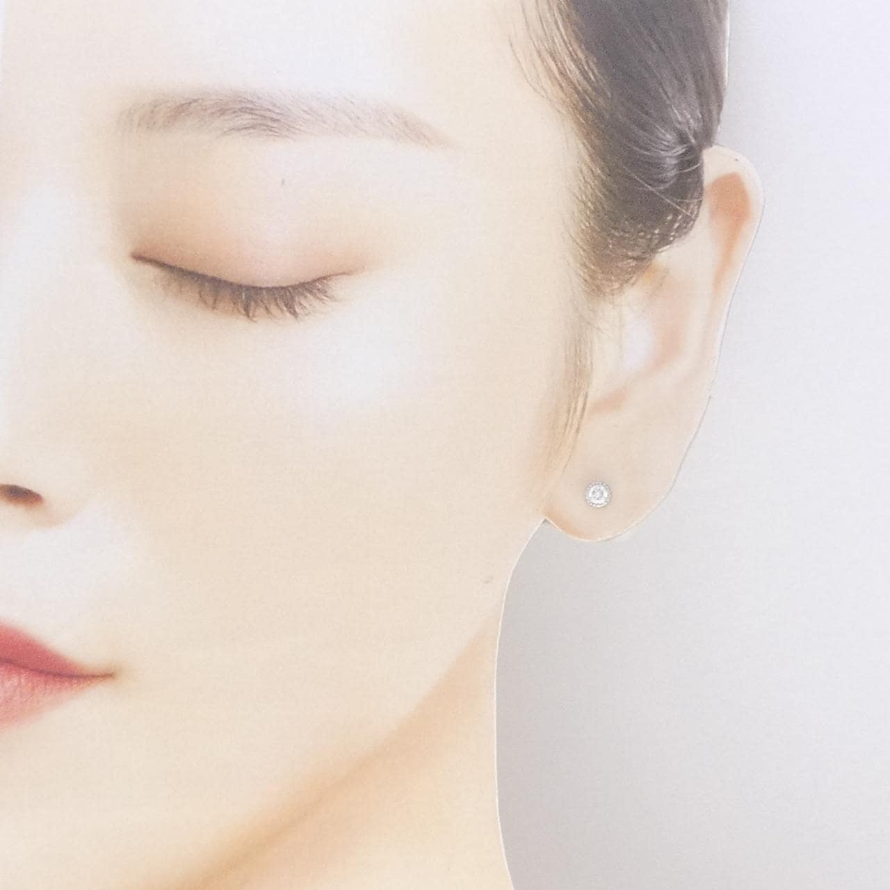 PT900 ダイヤモンド ピアス 0.30CT