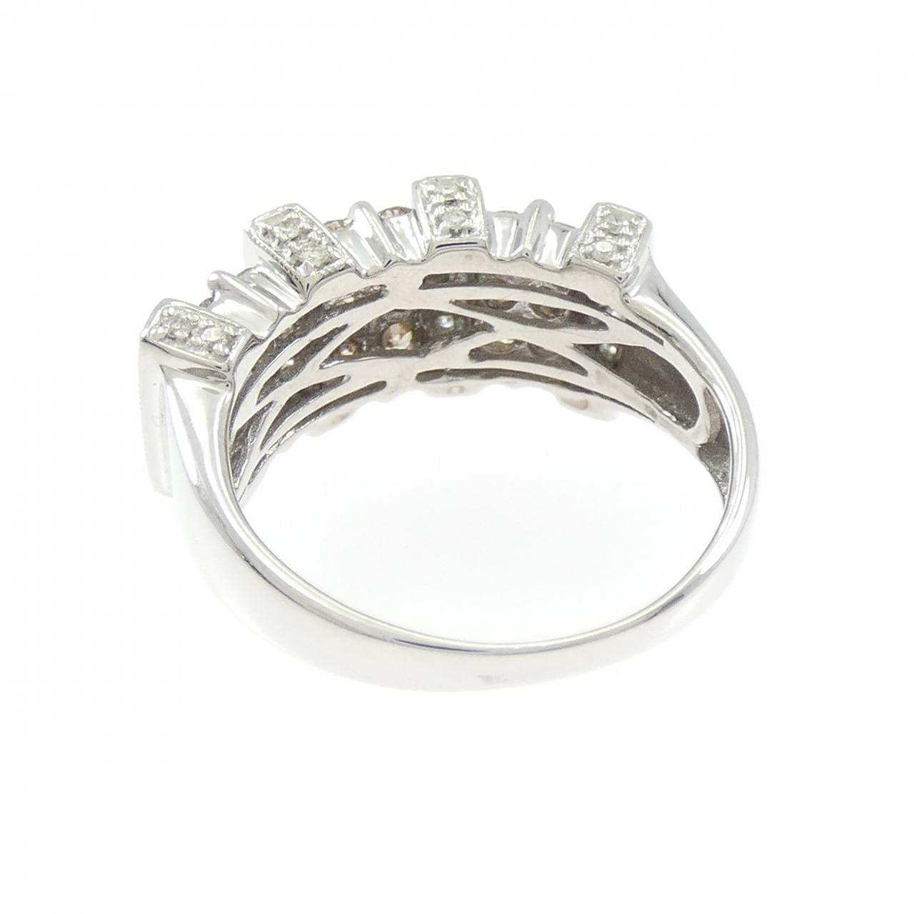 K18WG ダイヤモンド リング 1.00CT