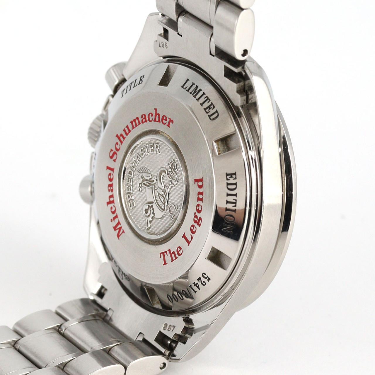 【免维护折扣价】欧米茄超霸系列舒马赫04限量版3559.32不锈钢自动上弦