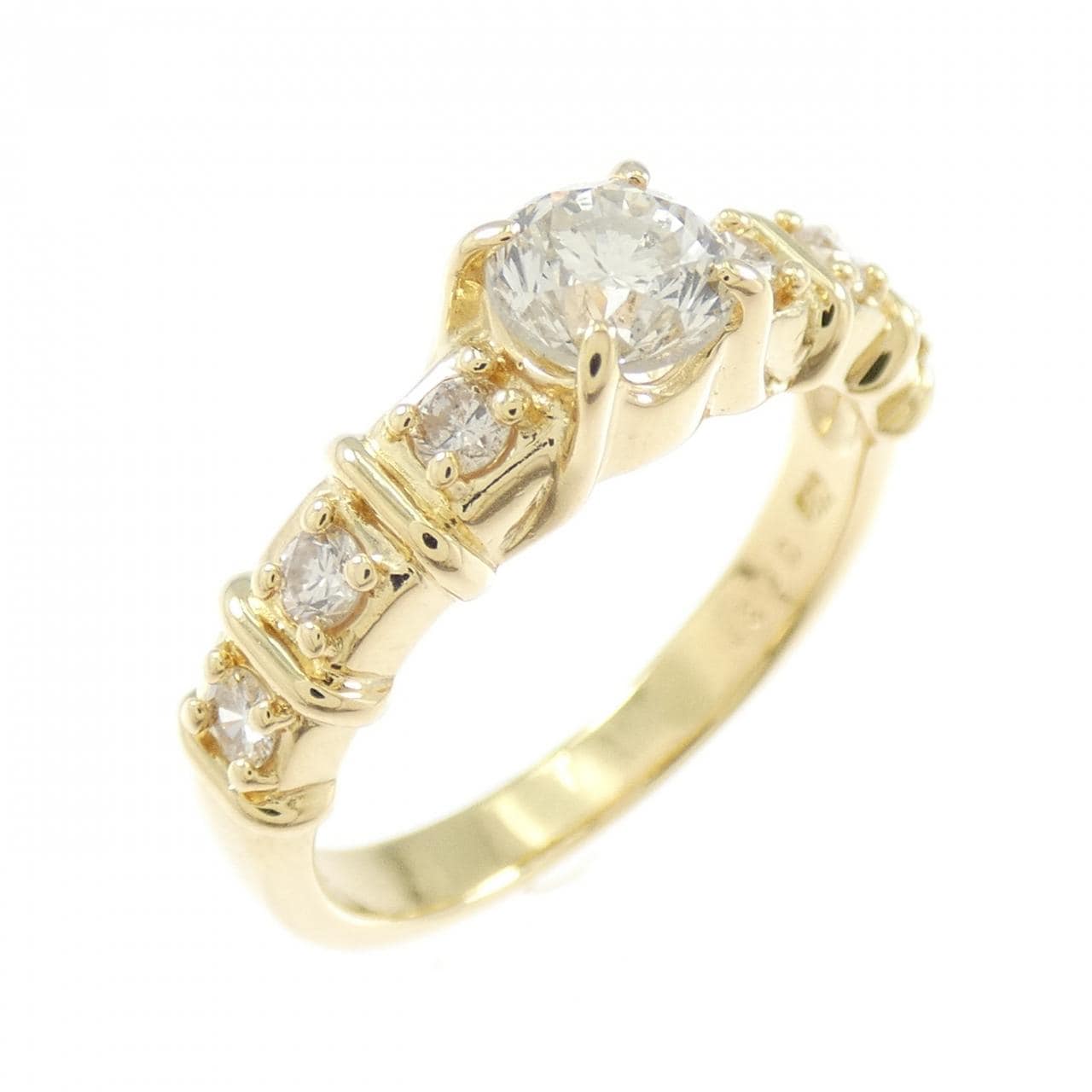 K18YG ダイヤモンド リング 0.531CT