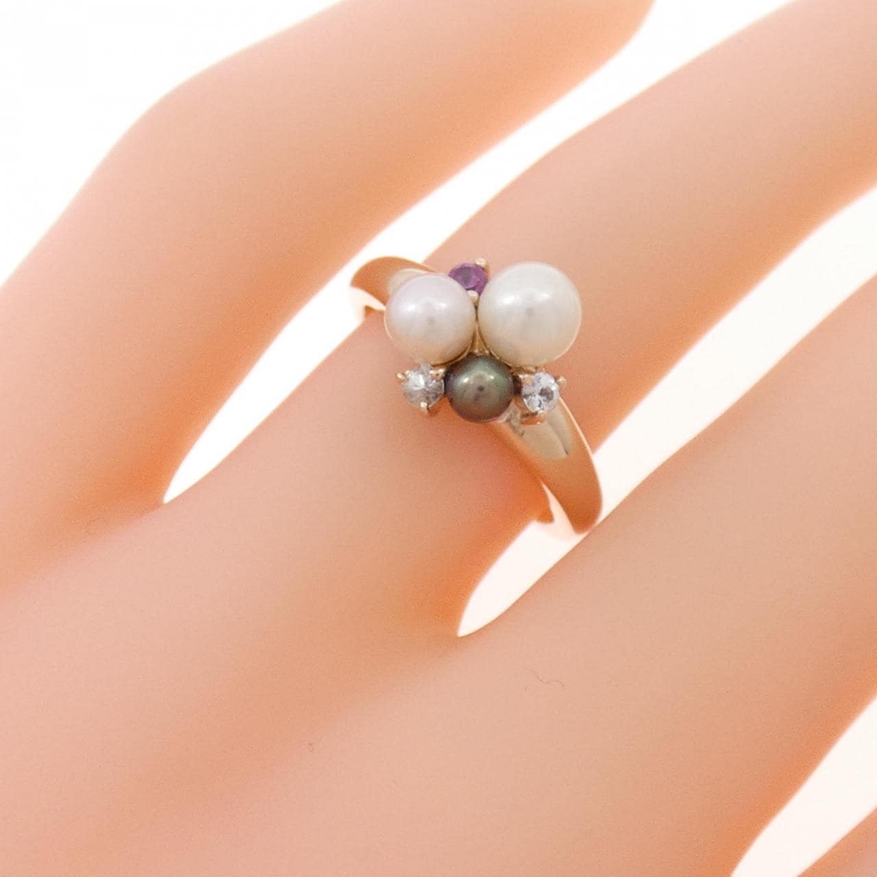 K10PG freshwater pearl ring