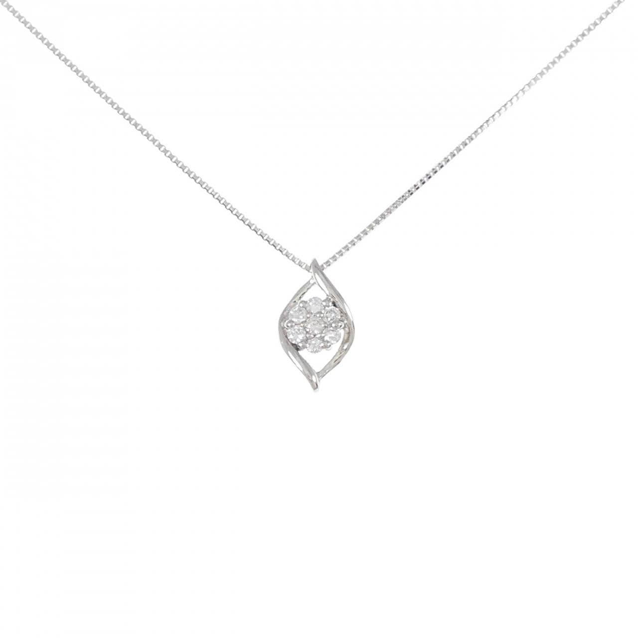 PT ダイヤモンド ネックレス 0.10CT