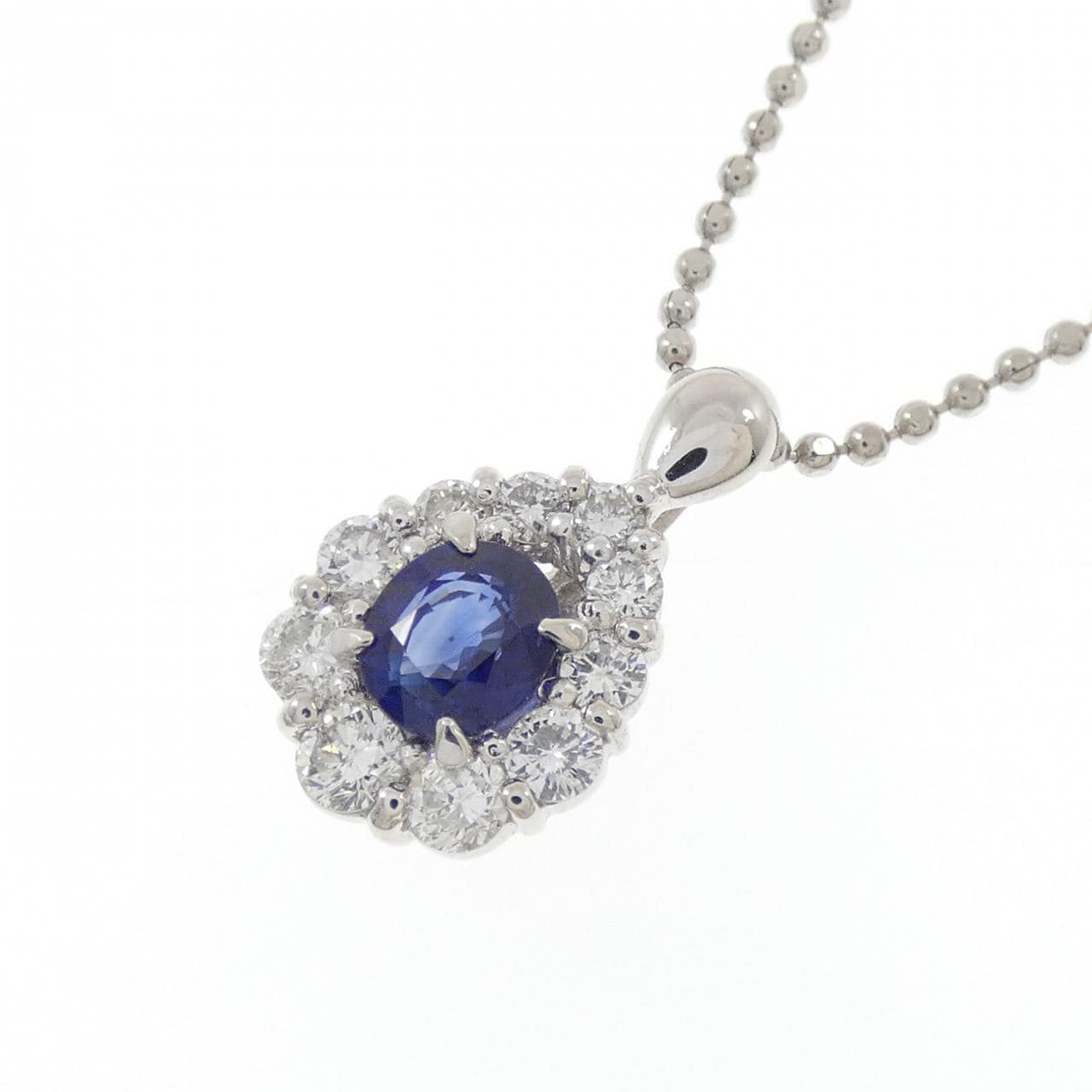 PT900/PT850 サファイヤ ネックレス 0.45CT