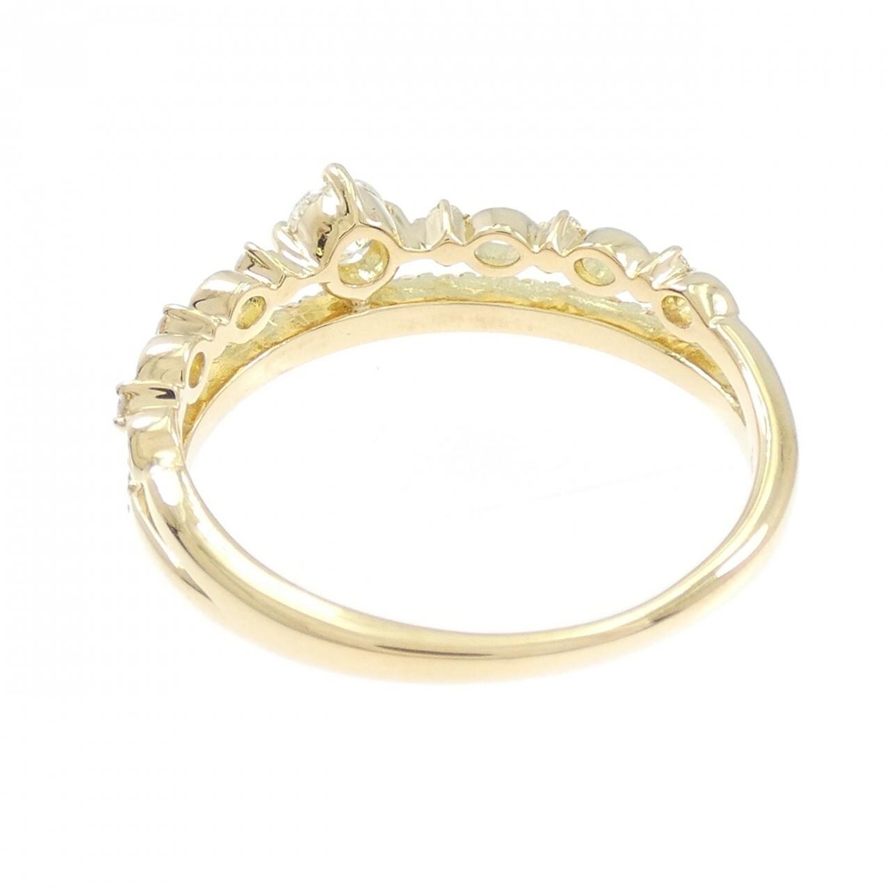 【リメイク】K18YG ダイヤモンド リング 0.40CT