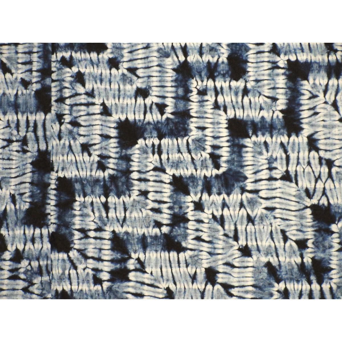 【未使用品】紬　総絞り　藍染　Ｓサイズ