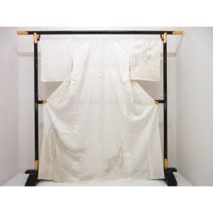 【新品】単衣　訪問着　京友禅金彩加工