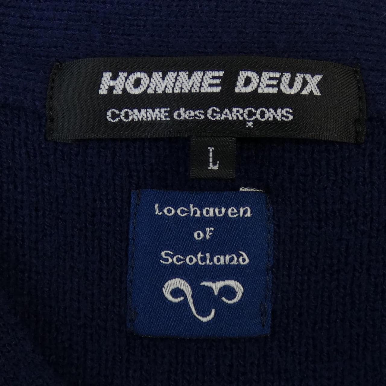 COMDEUX GARCONS HOMME DEUX開襟衫
