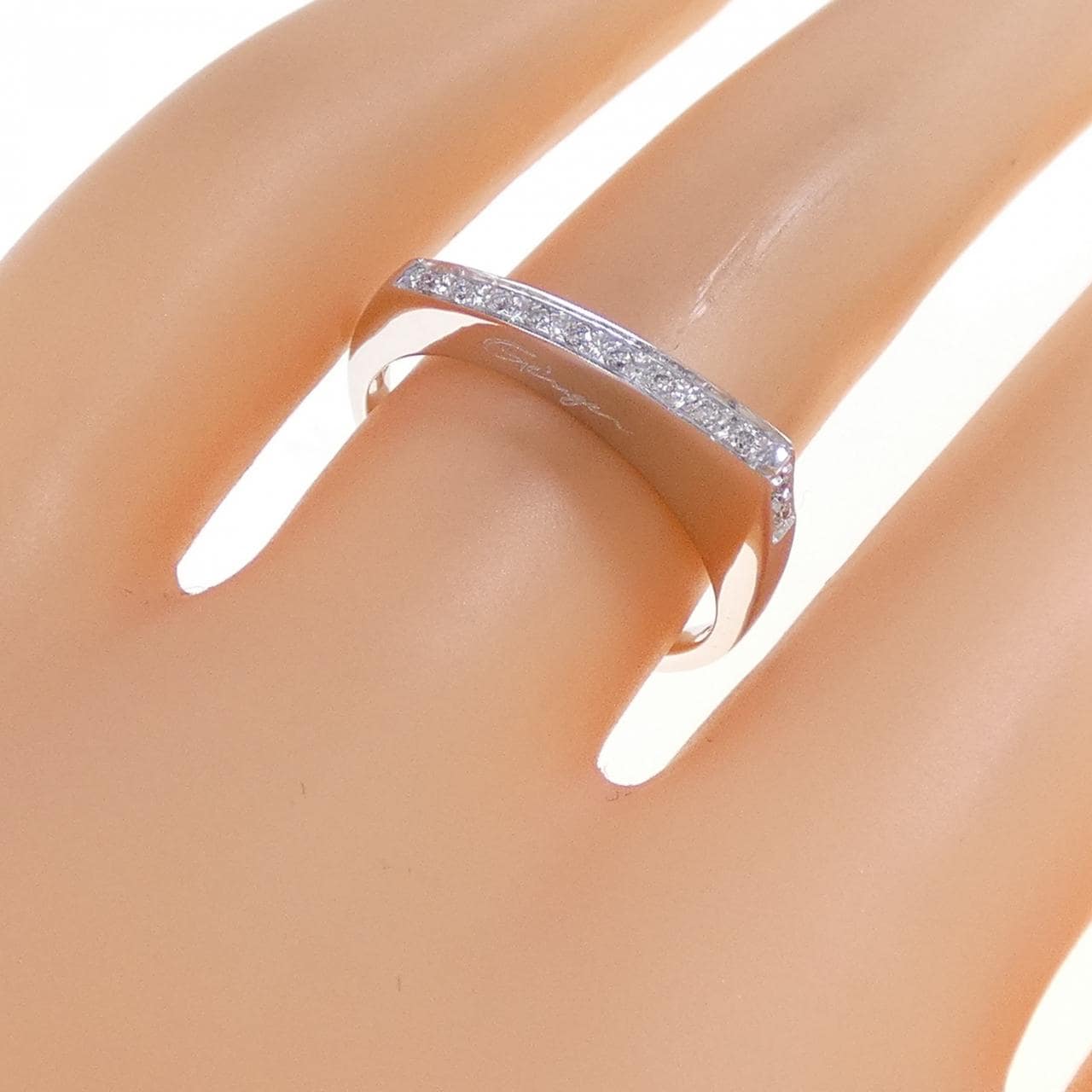750WG ダイヤモンド リング