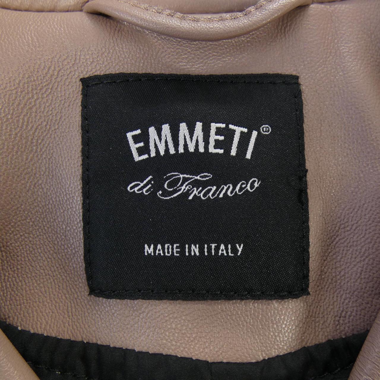 エンメティ EMMETI レザーライダースジャケット