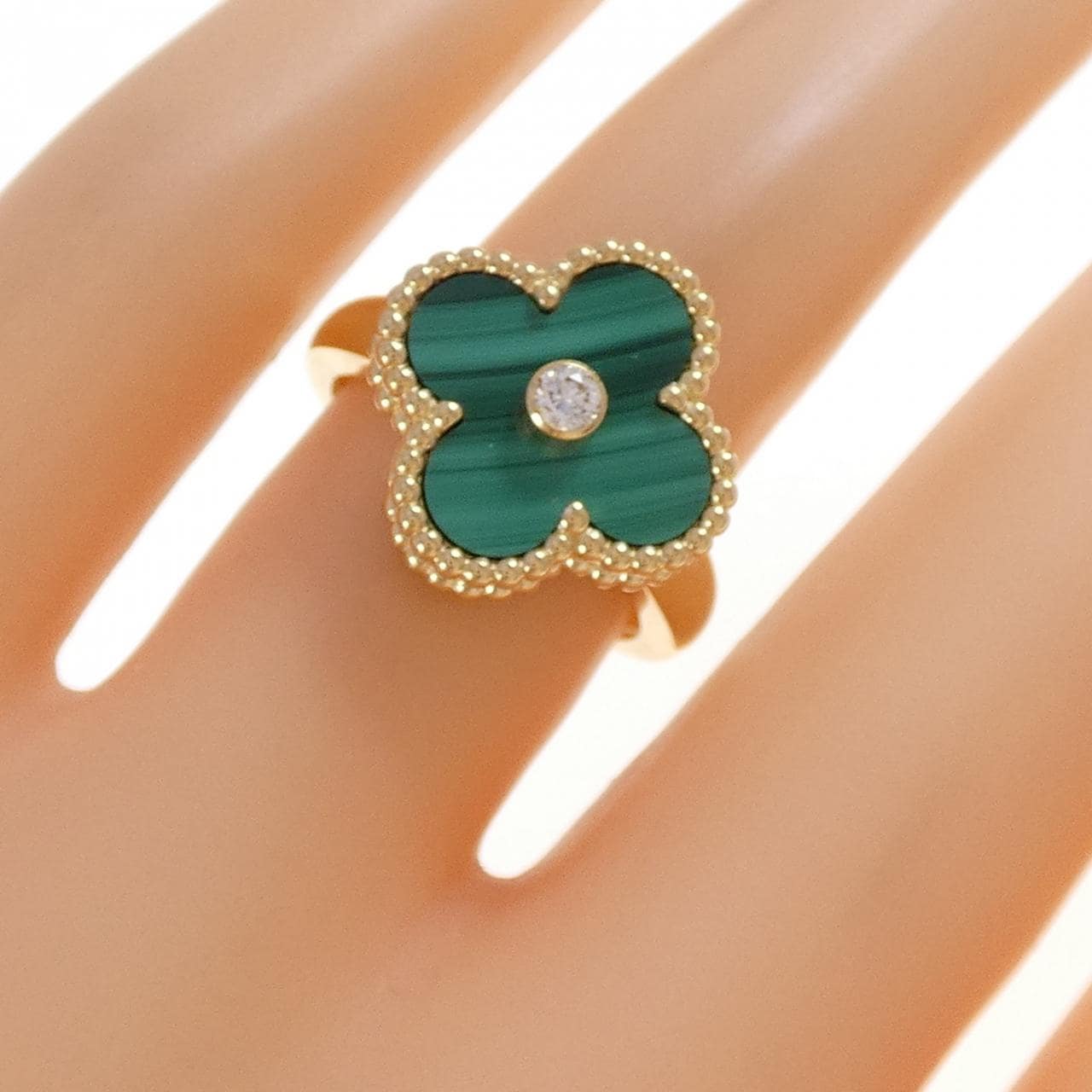 ヴァンクリーフ&アーペル ヴィンテージアルハンブラ リング