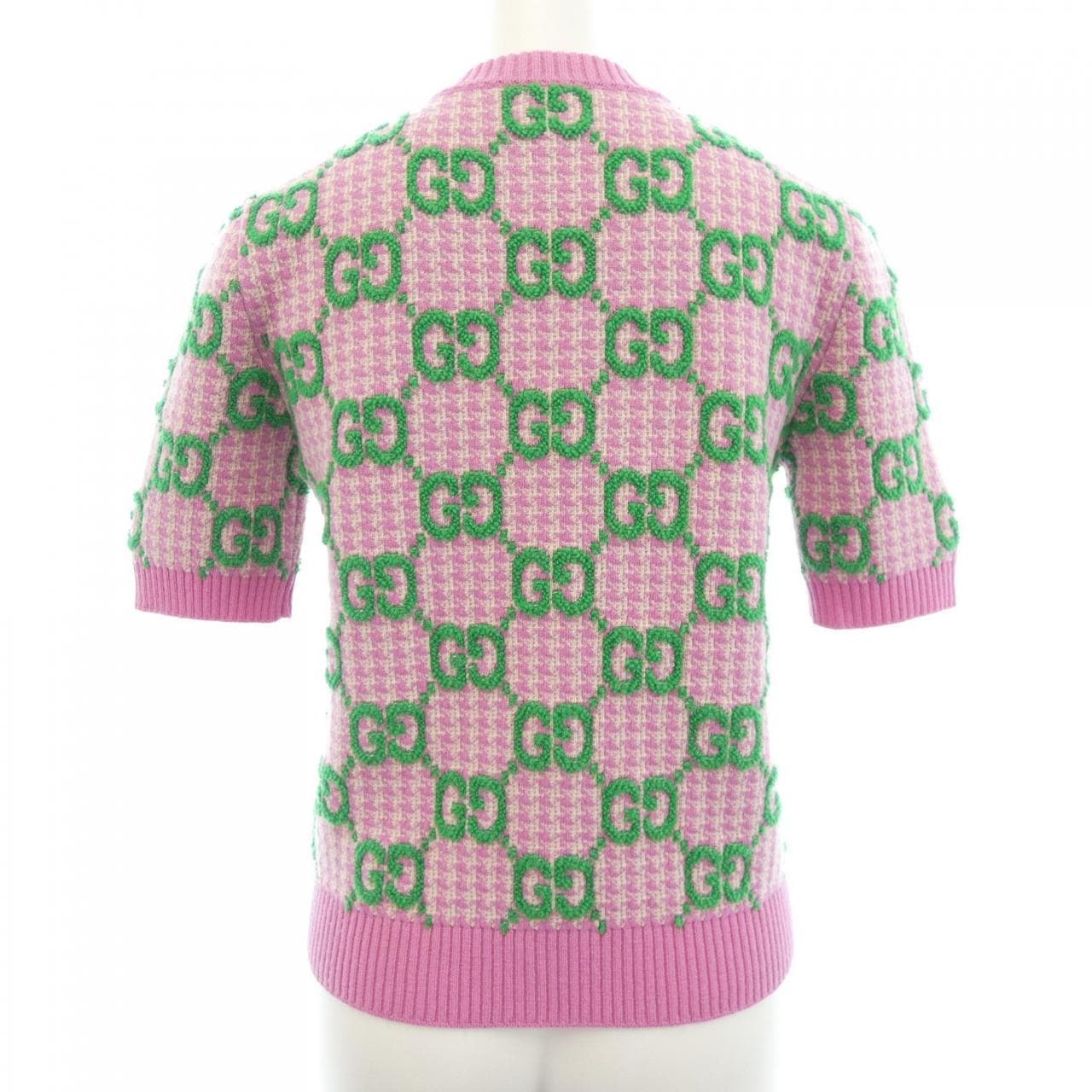 グッチ GUCCI GGハウンドトゥース ウールブークレ トップ 731007 XKCM8 ニット