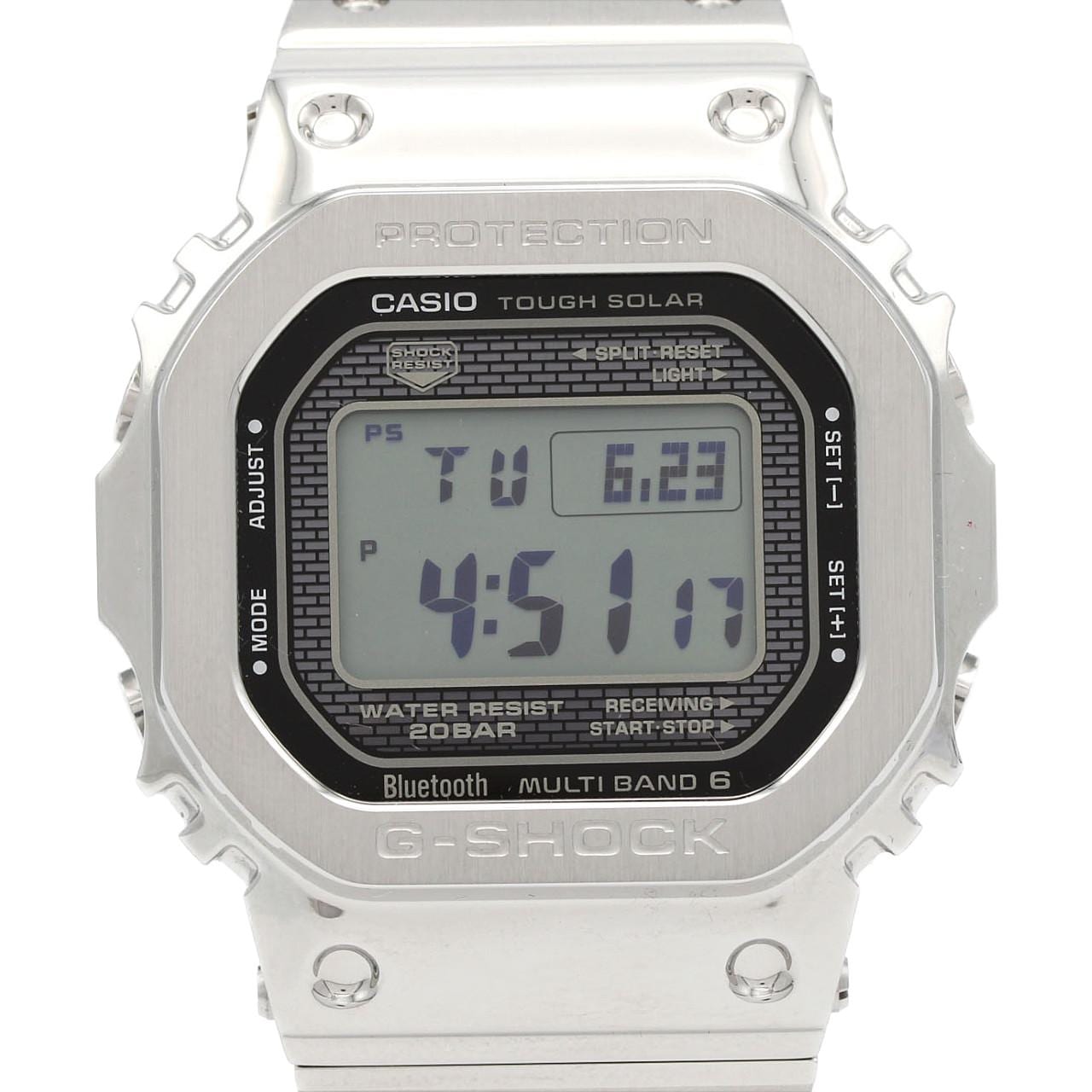 カシオ G-SHOCK 電波時計 GMW-B5000D-1JF SS ソーラークォーツ