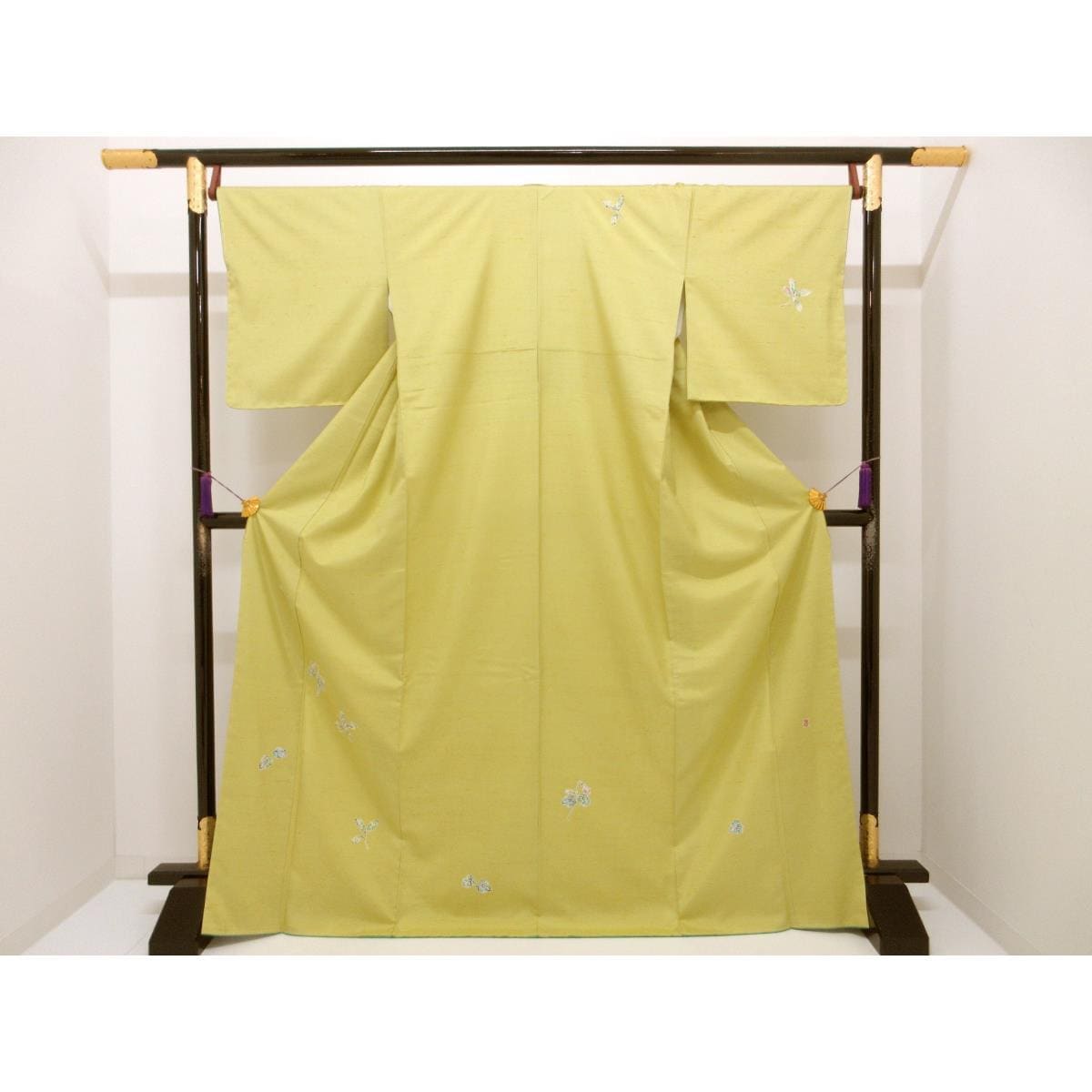 訪問着　多崎元人　証紙付【本加賀友禅】【牛首紬】