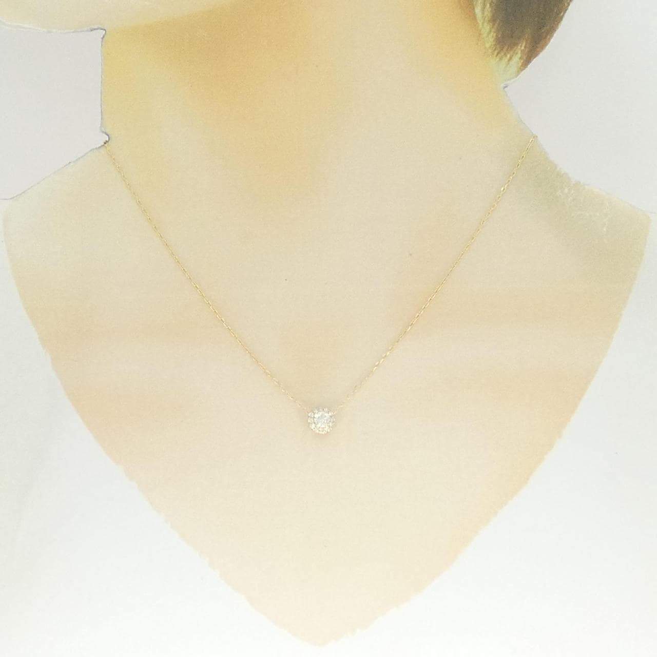 K18YG ダイヤモンド ネックレス 0.200CT
