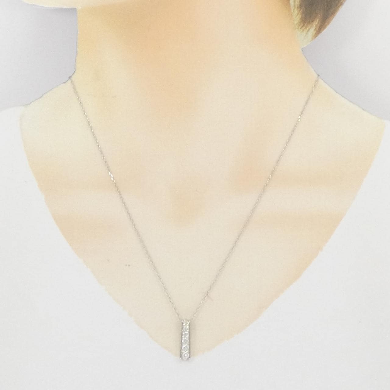 PT900/PT850 ダイヤモンド ネックレス 0.48CT