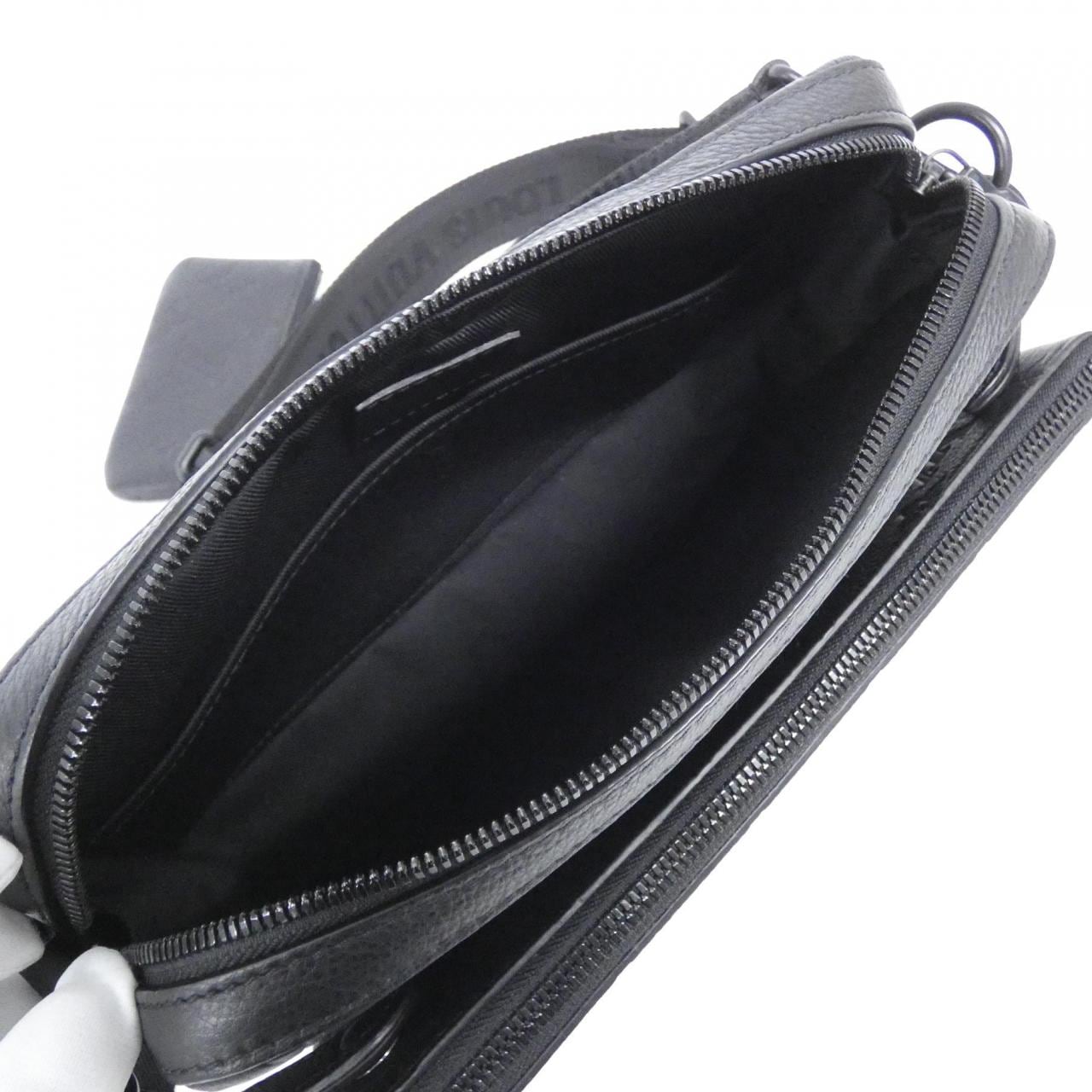 ルイヴィトン モノグラム シャドウ トリオ メッセンジャー M46602 ショルダーバッグ