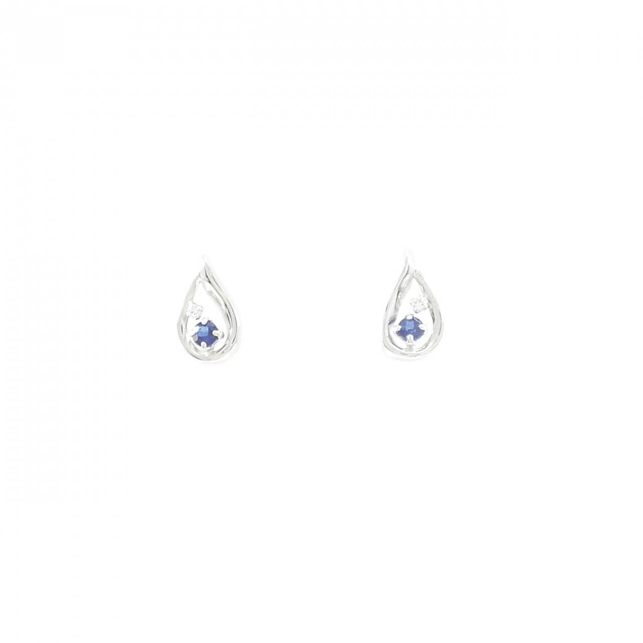 4゜C サファイヤ ピアス